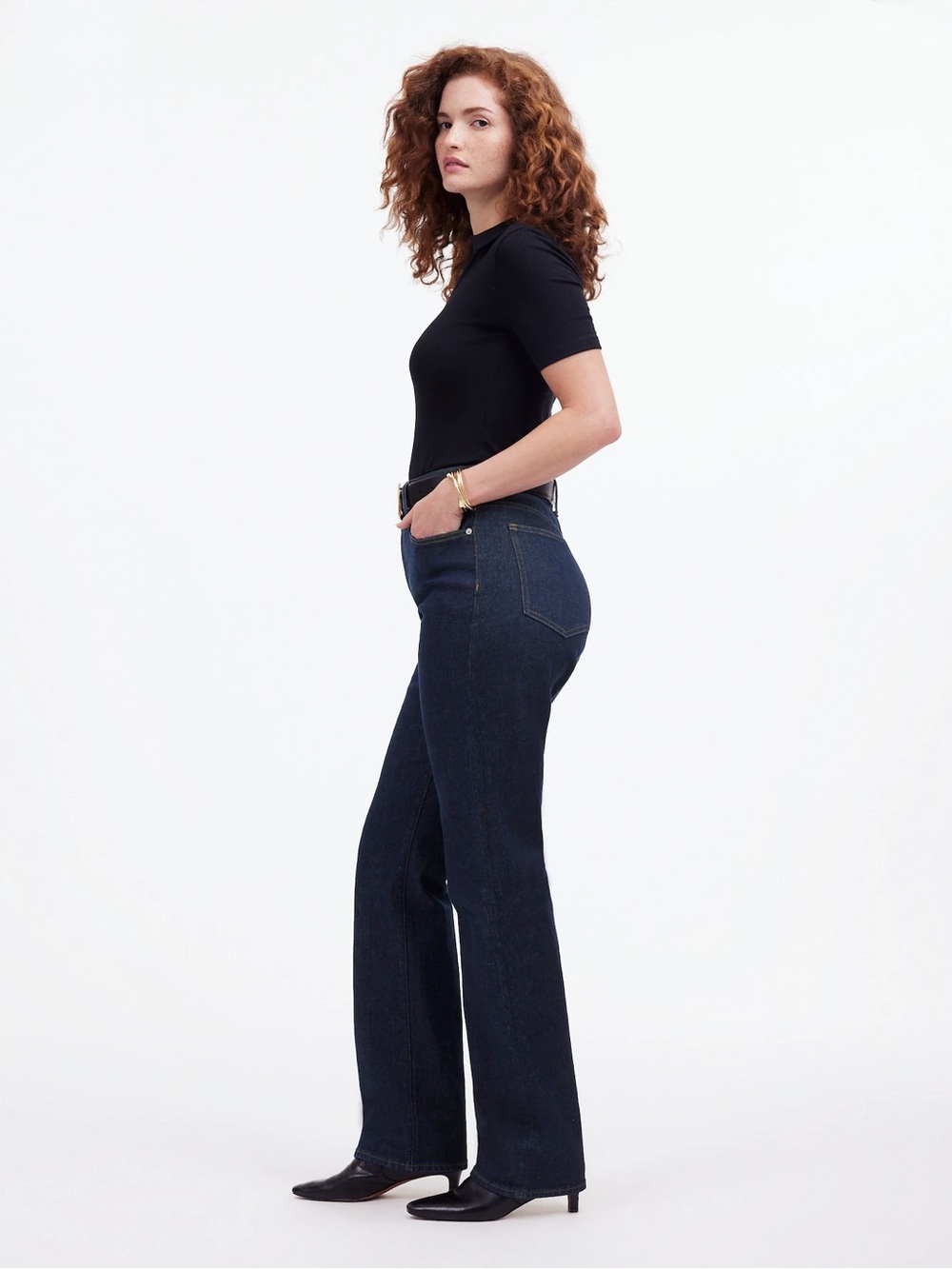 Madewell 90s Straight Dark Indigo Jeans 28T